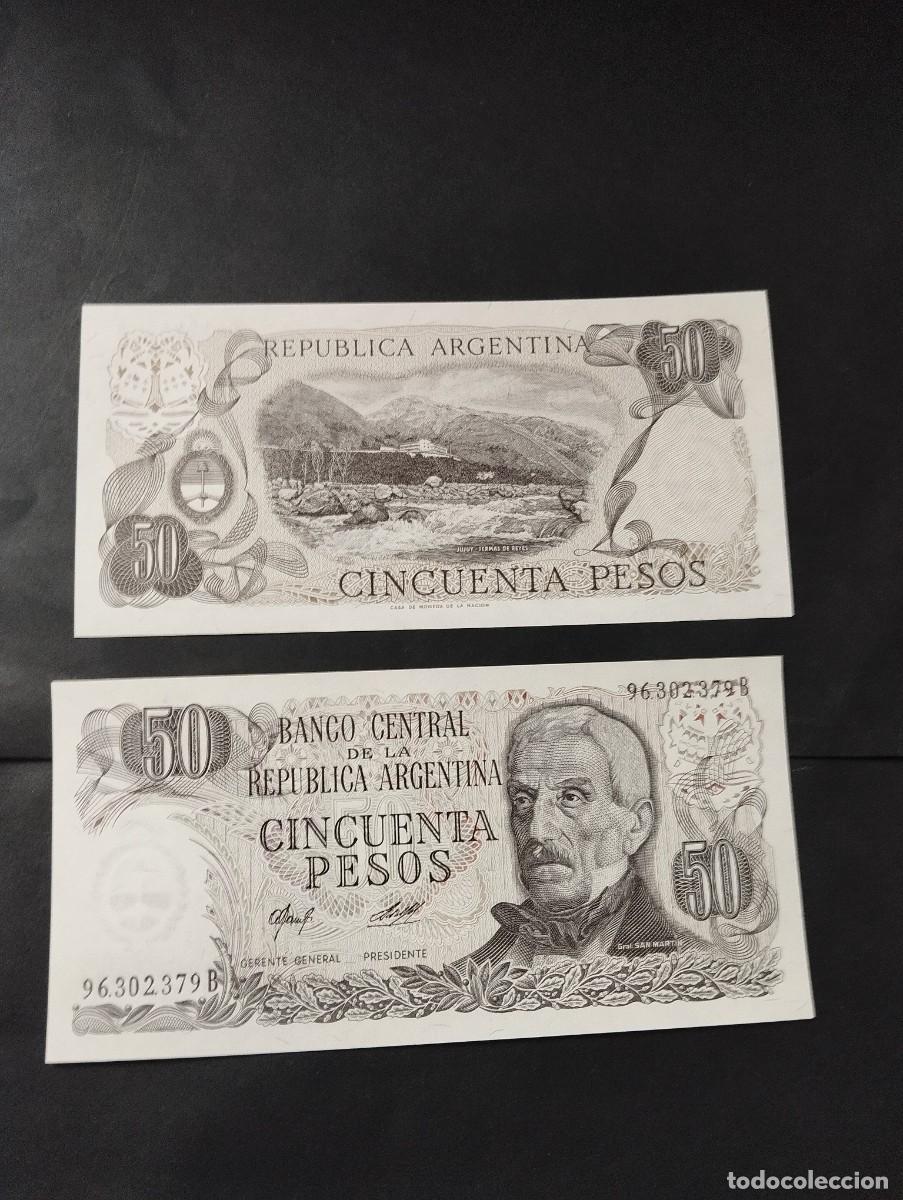 Billetes extranjeros: BILLETE DE 50 PESOS SC DE ARGENTINA A&Ntilde;O 1910 VER LAS FOTOS MIRAR TODOS MIS LOTES