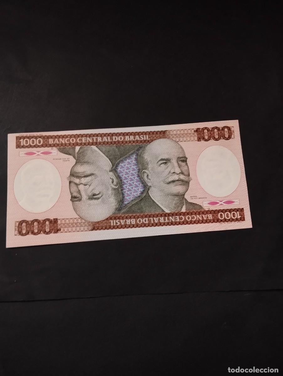 Billetes extranjeros: BILLETE DE 1000 CRUZEIROS SC DE BRASIL VER LAS FOTOS MIRAR TODOS MIS LOTES