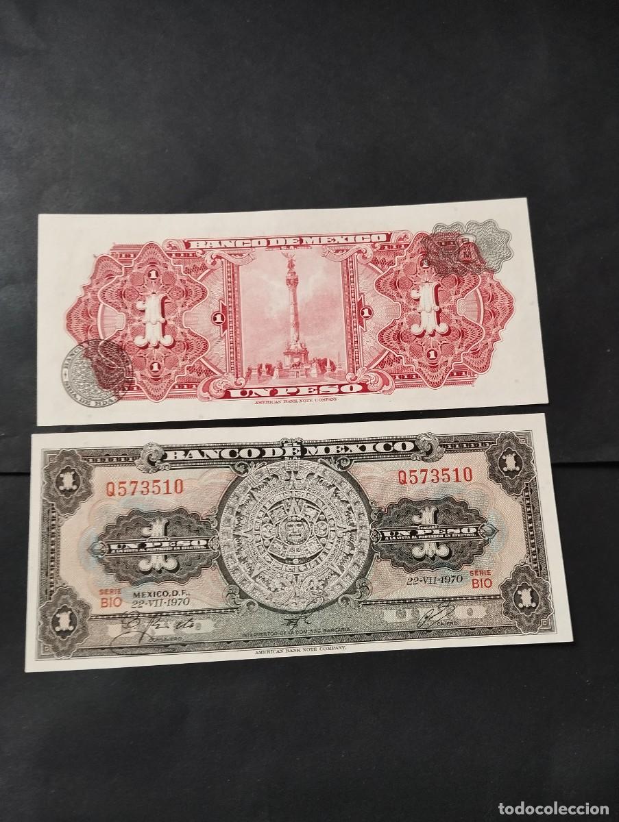 Billetes extranjeros: BILLETE DE 1 PESO SC DE MEXICO VER LAS FOTOS MIRAR TODOS MIS LOTES