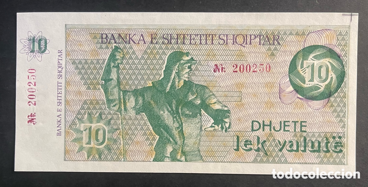 Billetes extranjeros: CMC ALBANIA 10 LEKE 1992 PICK 49A SC