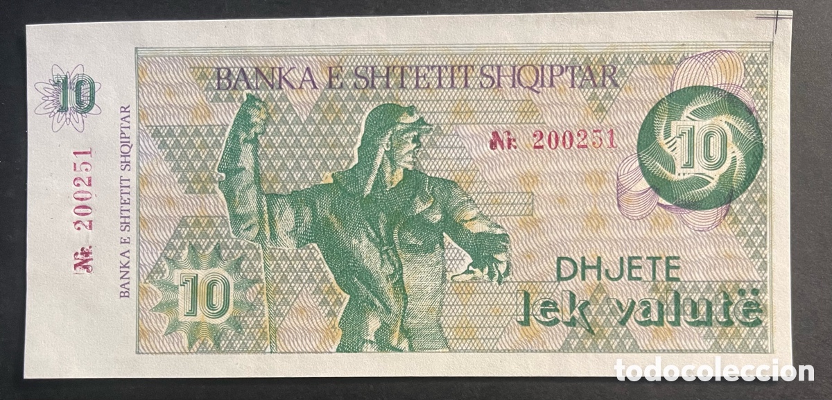 Billetes extranjeros: CMC ALBANIA 10 LEKE 1992 PICK 49A SC