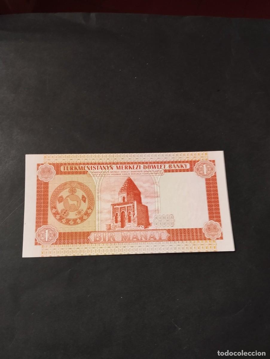 Billetes extranjeros: BILLETE DE 1 MANAT SC DE TURKMENIST&Aacute;N VER LAS FOTOS MIRAR TODOS MIS LOTES