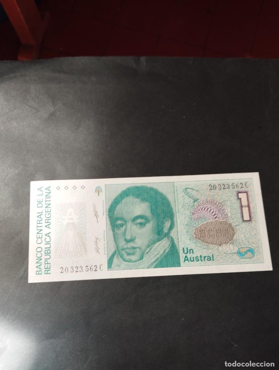 Billetes extranjeros: BILLETE DE 1 AUSTRAL SC DE ARGENTINA VER LAS FOTOS MIRAR TODOS MIS LOTES