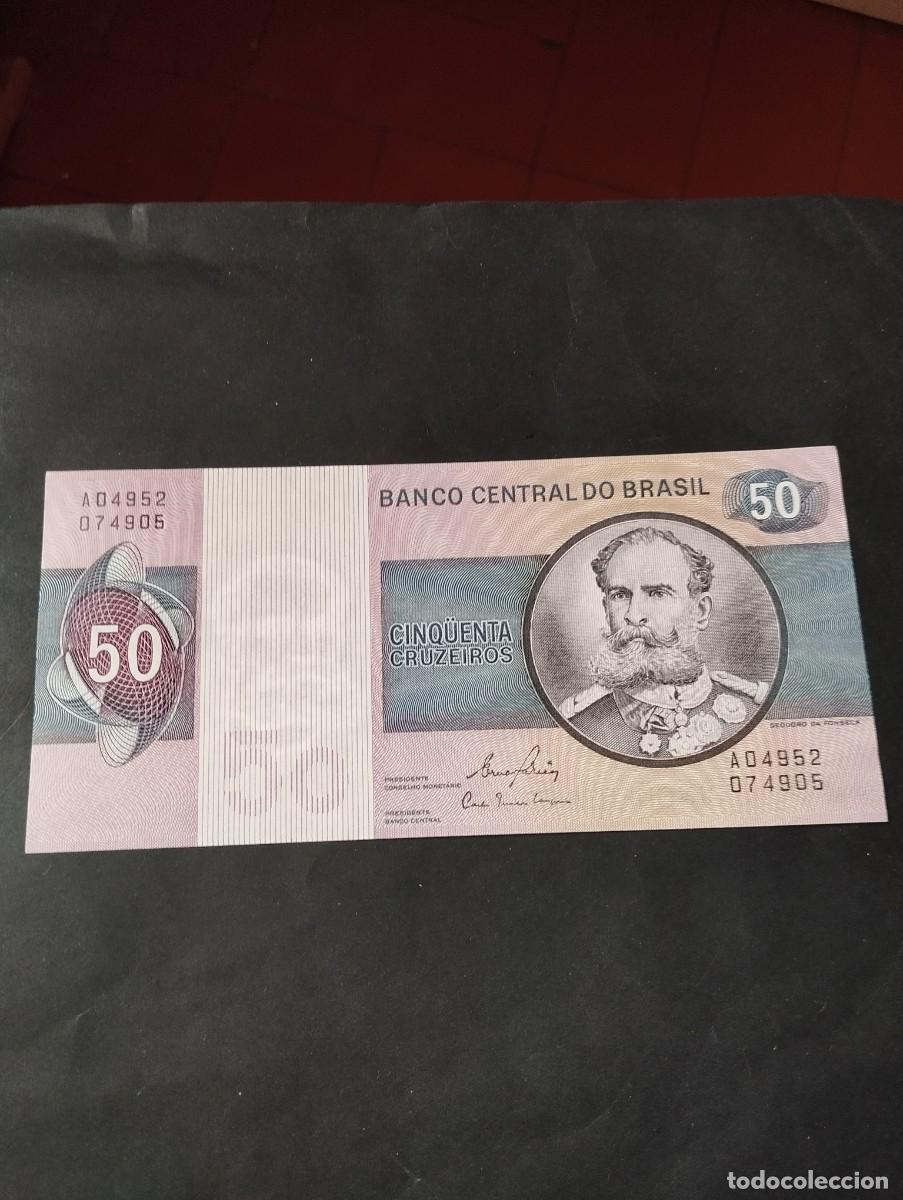 Billetes extranjeros: BILLETE DE 50 CRUZEIROS SC DE BRASIL VER LAS FOTOS MIRAR TODOS MIS LOTES