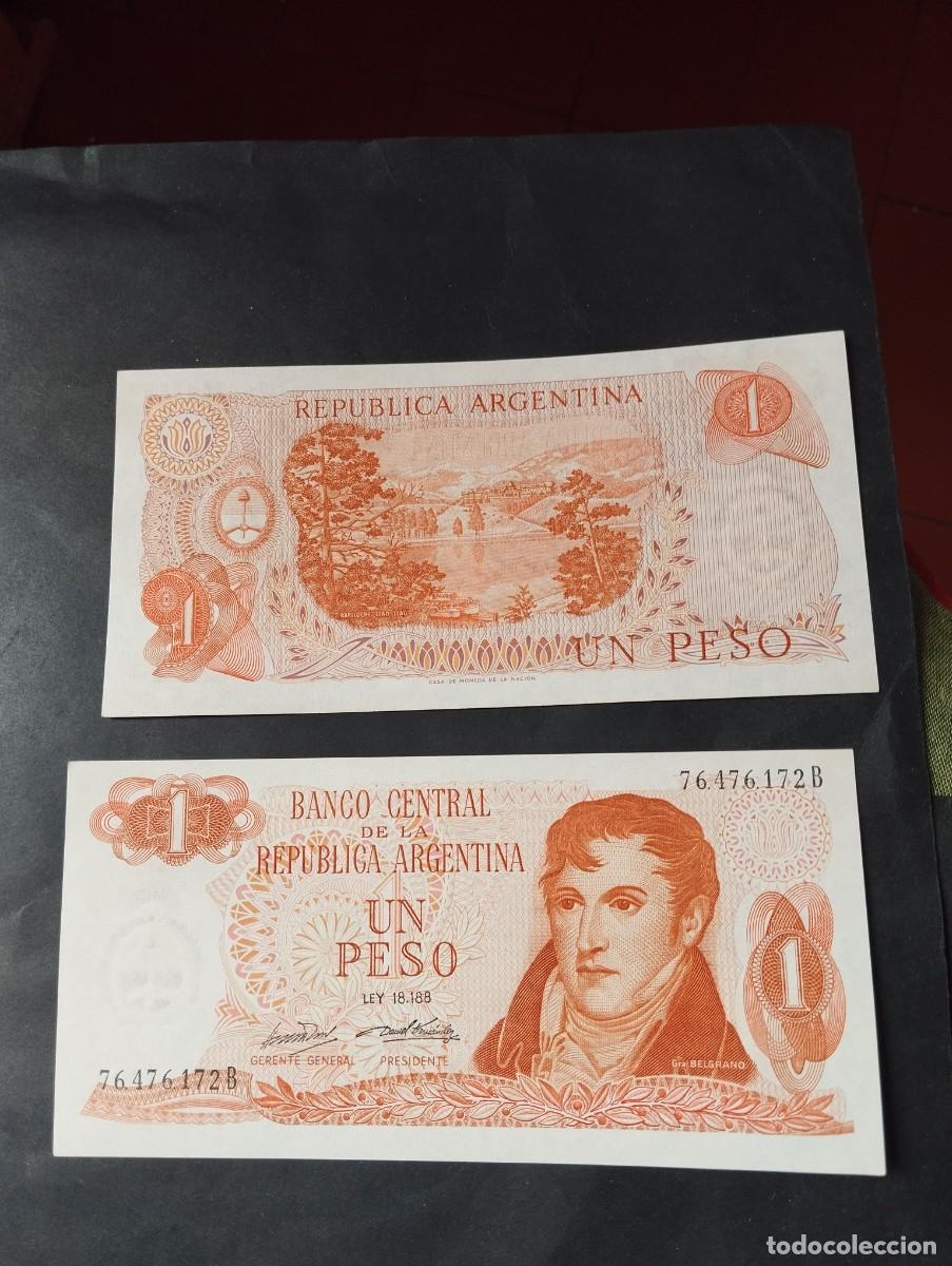 Billetes extranjeros: BILLETE DE 1 PESO SC DE ARGENTINA VER LAS FOTOS MIRAR TODOS MIS LOTES