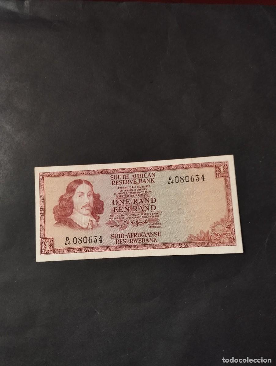Billetes extranjeros: BILLETE DE 1 RAND SC DE SUD&Aacute;FRICA VER LAS FOTOS MIRAR TODOS MIS LOTES