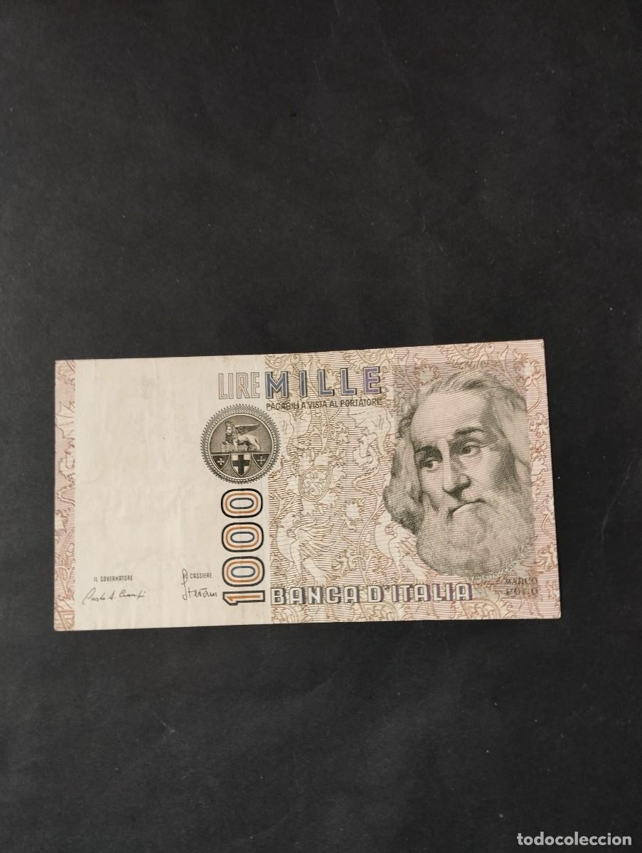 Billetes extranjeros: BILLETE DE 1000 LIRAS MBC DE ITALIA A&Ntilde;O 1982 VER LAS FOTOS MIRAR TODOS MIS LOTES