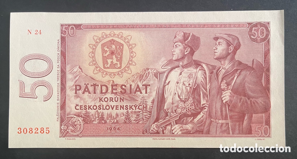Billetes extranjeros: CMC CHECOSLOVAQUIA (CZECHOSLOVAKIA) 50 CORONAS 1964 PICK 90-D SC-