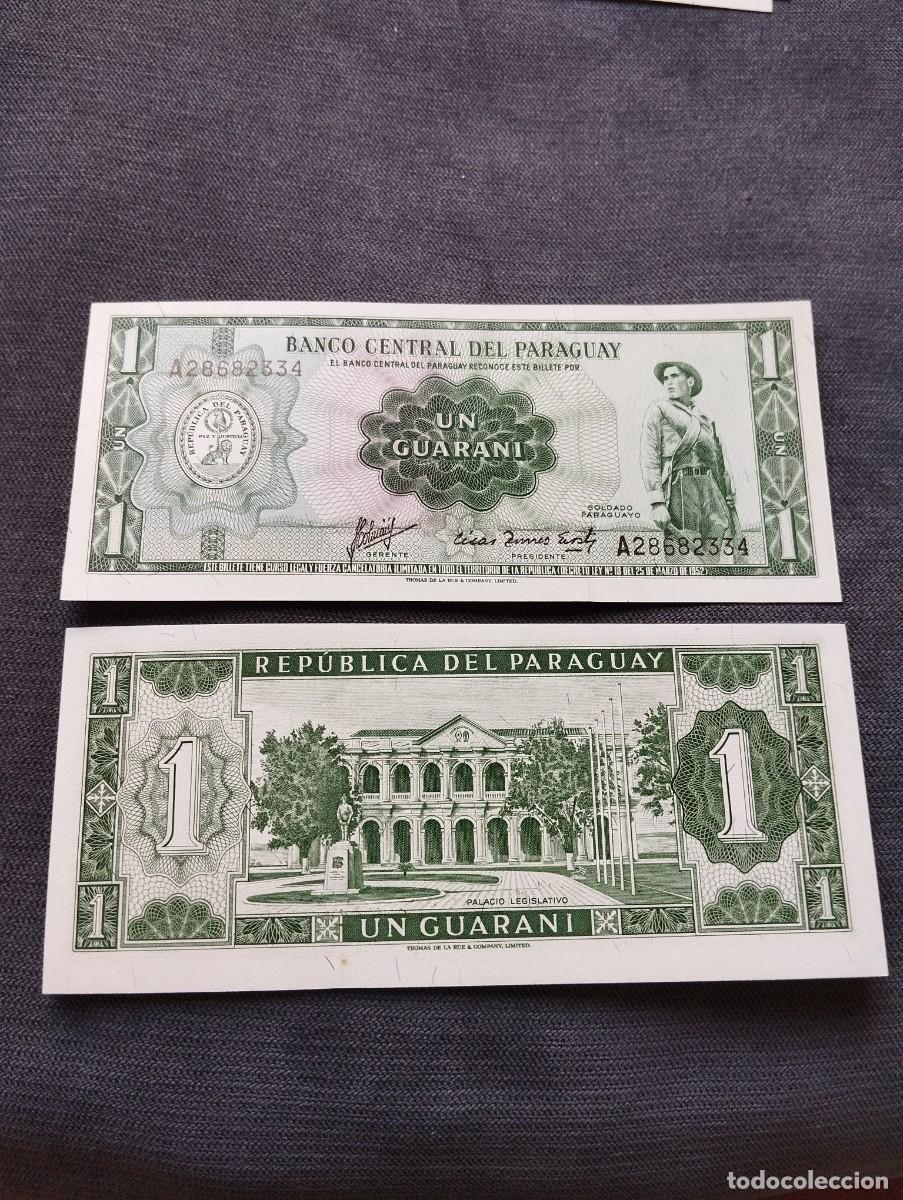Billetes extranjeros: BILLETES DE 1 GUARANI SC DE PARAGUAY VER LAS FOTOS MIRAR TODOS MIS LOTES