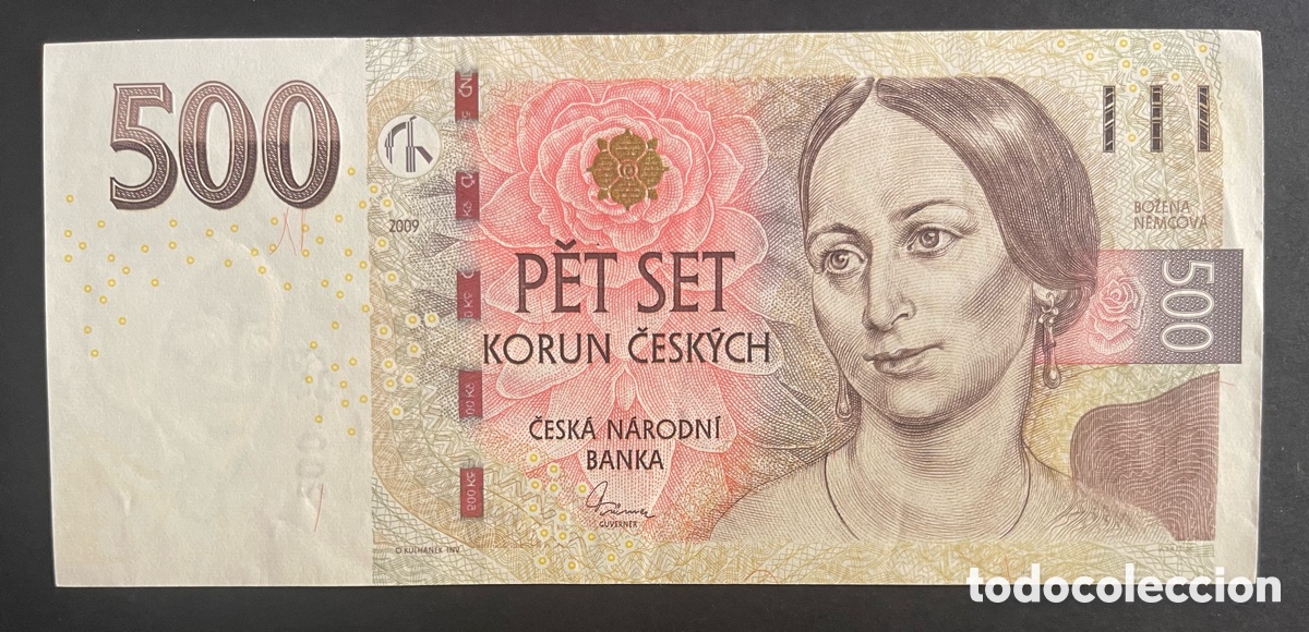Billetes extranjeros: CMC REPUBLICA CHECA (CZECH REPUBLIC) 500 CORONAS 2009 PICK 24 EBC