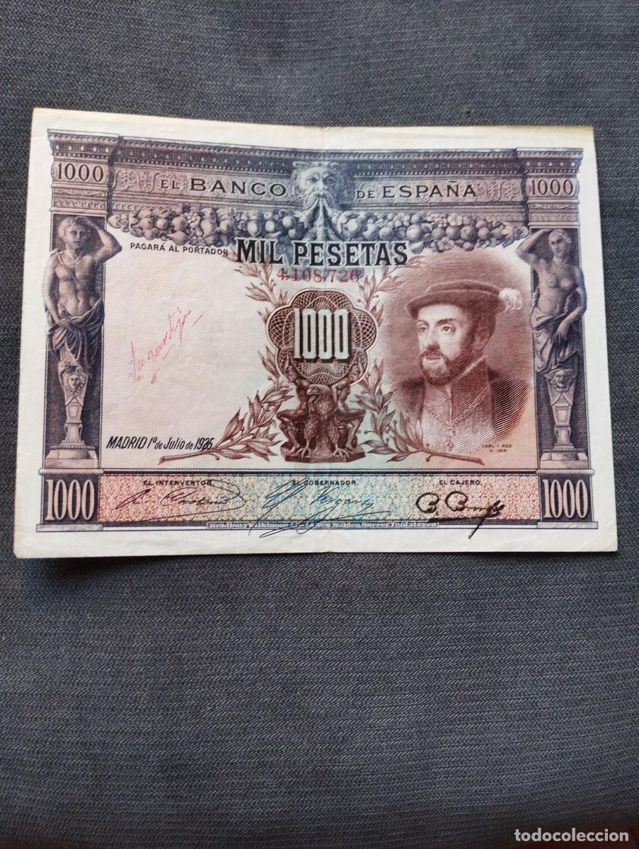 Billetes extranjeros: BILLETE DE 1000 PESETAS DE ESPA&Ntilde;A A&Ntilde;O 1936 VER LAS FOTOS MIRAR TODOS MIS LOTES