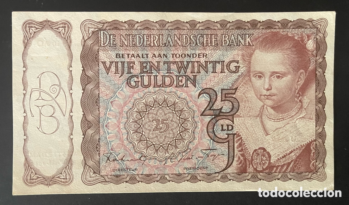 Billetes extranjeros: CMC HOLANDA (NETHERLANDS) 25 GULDEN 1944 PICK 60 SC-