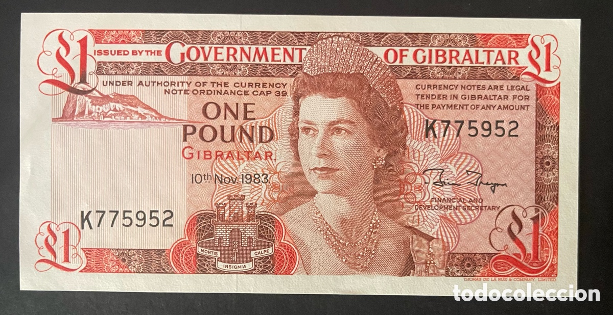 Billetes extranjeros: CMC GIBRALTAR 1 LIBRA 1983 PICK 20-C SC