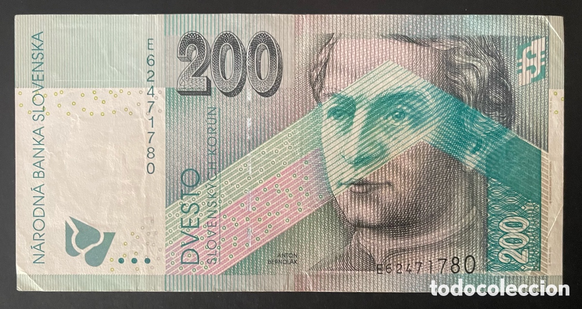 Billetes extranjeros: CMC ESLOVAQUIA (SLOVAKIA) 200 CORONAS 2002 PICK 41-A MBC