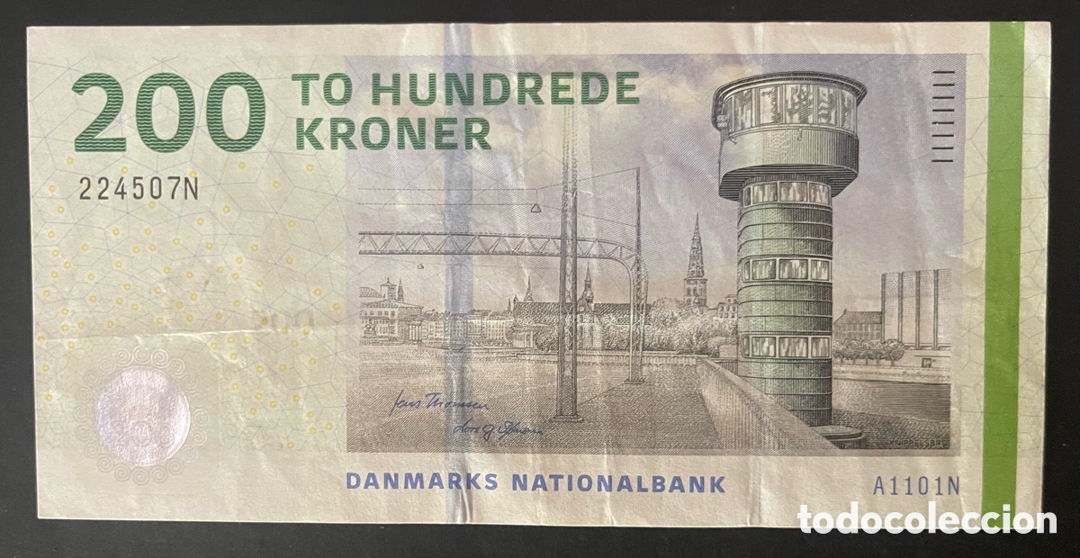 Billetes extranjeros: CMC DINAMARCA (DENMARK) 200 CORONAS 2010 PICK 67-A MBC