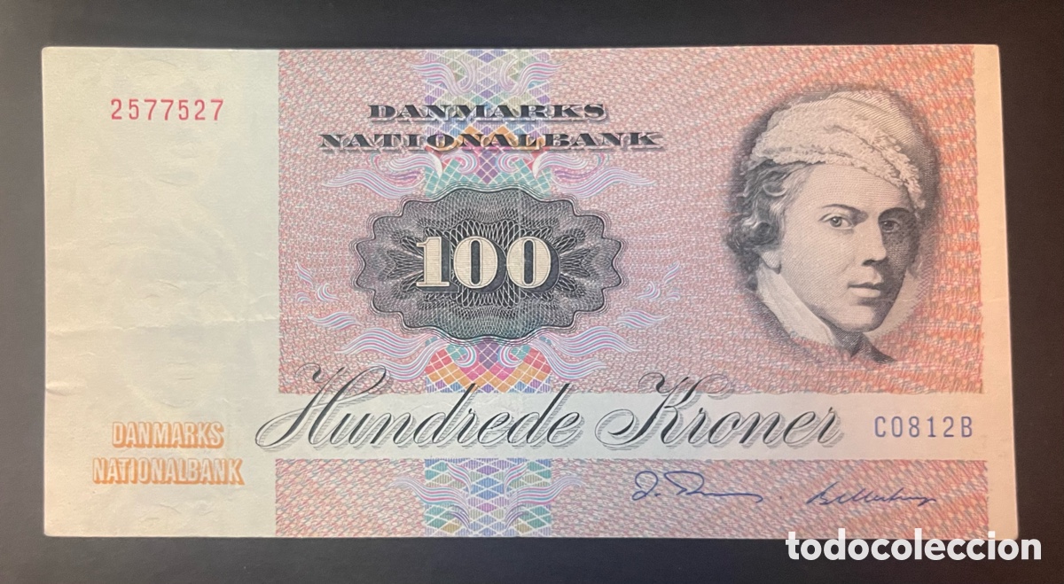 Billetes extranjeros: CMC DINAMARCA (DENMARK) 100 CORONAS 1981 PICK 51-H MBC