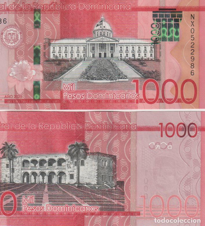 Billetes extranjeros: Republica Dominicana 1000 pesos dominicanos del 2025 Pick 193 N SC/UNC