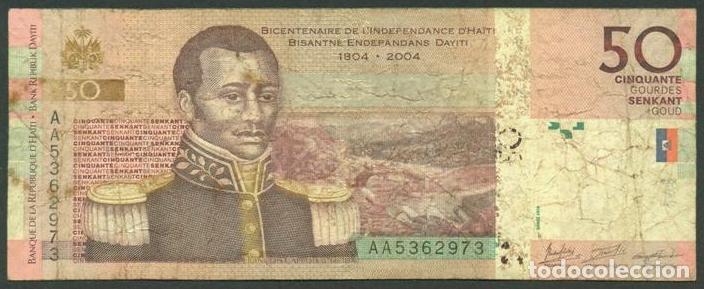 Billetes extranjeros: HAITI. 50 gourdes 2016.