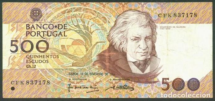 Billetes extranjeros: PORTUGAL. 500 escudos 13.2.1992. Pick 180d.