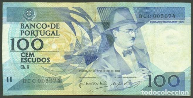 Billetes extranjeros: PORTUGAL. 100 escudos 12.2. 1987. Pick 179b