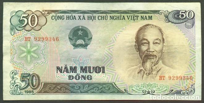Billetes extranjeros: VIETNAM. 50 dong 1985. Pick 96.