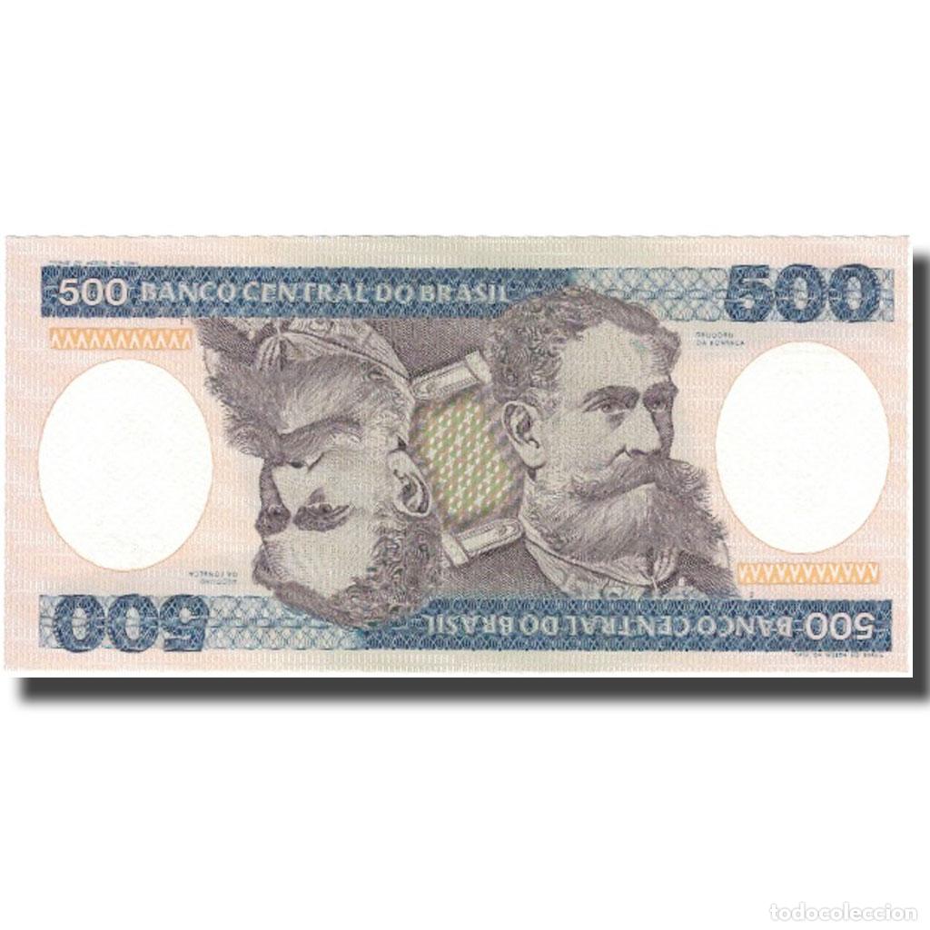 Billetes extranjeros: [#800614] Billete, 500 Cruzeiros, Undated (1981-85), Brasil, KM:200b, SC+