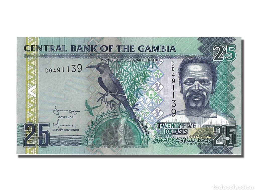 Billetes extranjeros: [#201847] Billete, 25 Dalasis, 2001, Gambia, UNC