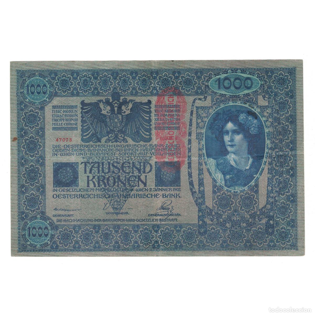 Billetes extranjeros: [#145993] Billete, 1000 Kronen, 1902, Austria, 1902-01-02, KM:59, BC