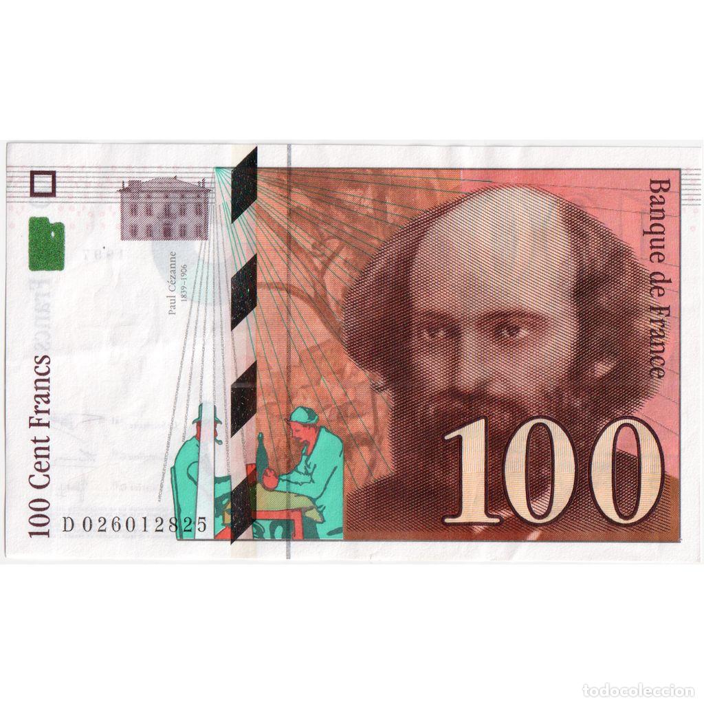 Billetes extranjeros: [#1242874] Francia, 100 Francs, C&eacute;zanne, 1997, D.026, EBC