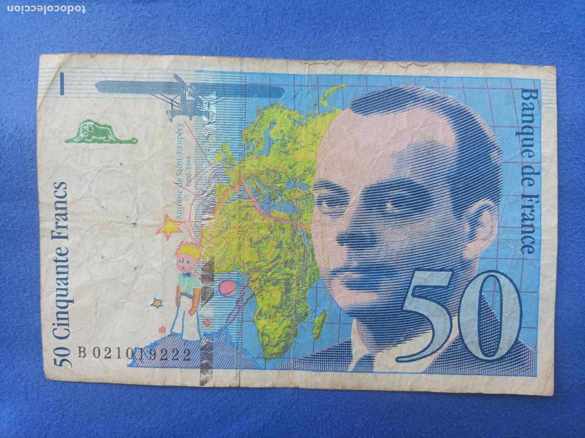 Billetes extranjeros: Francia, 50 francos de 1994