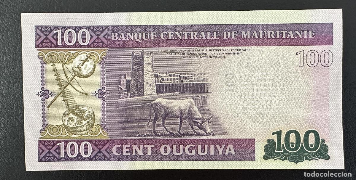 Billetes extranjeros: Billete 100 Ouguiya Mauritania 2015 UNC Nuevo