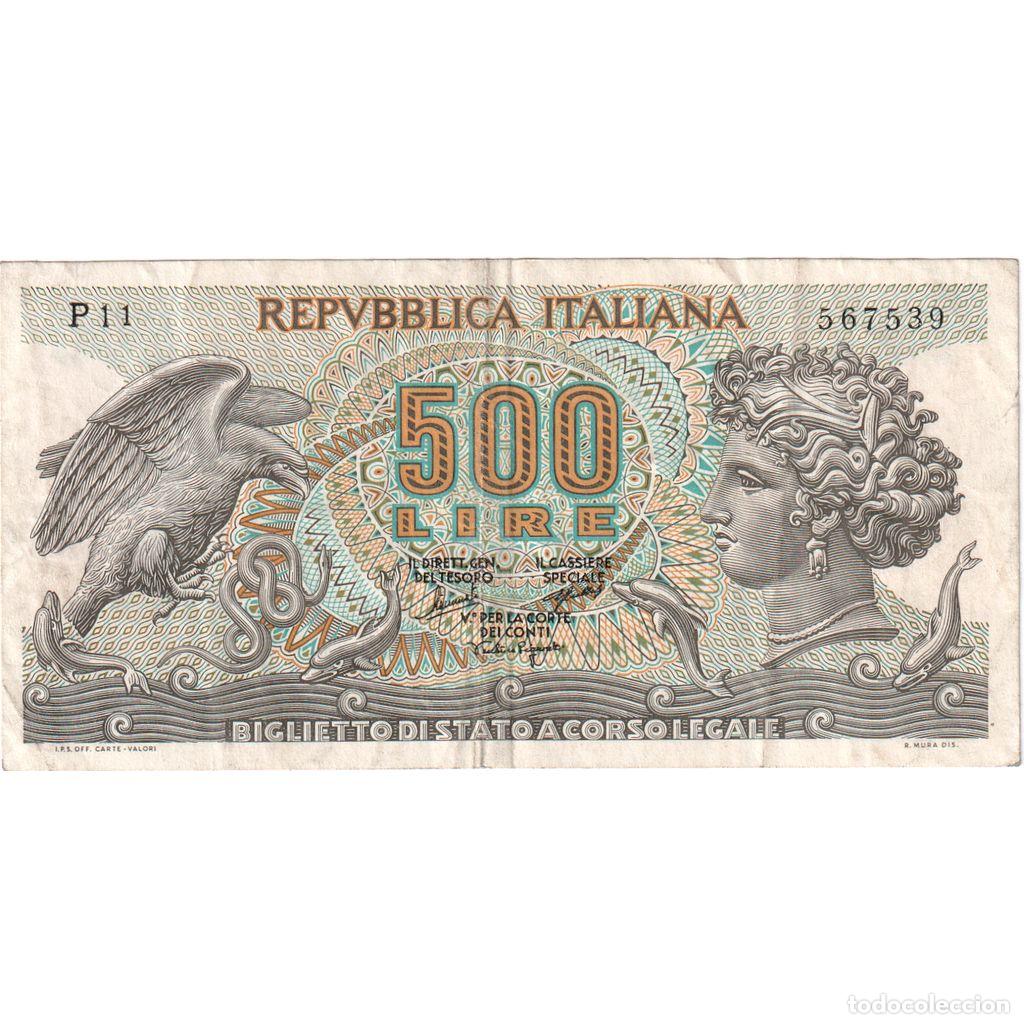 Billetes extranjeros: [#1185262] Italia, 500 Lire, 1966-06-20, BC