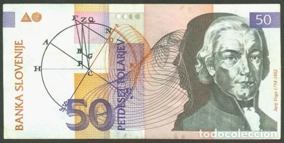 Billetes extranjeros: ESLOVENIA. 50 tolarjev 15.1. 1992. Pick 13.
