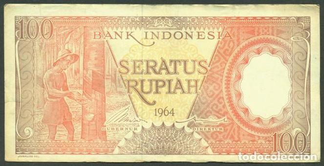 Billetes extranjeros: INDONESIA. 100 rupiah 1964. Pick 97