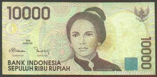 Billetes extranjeros: INDONESIA. 10000 rupiah 1998/2003.