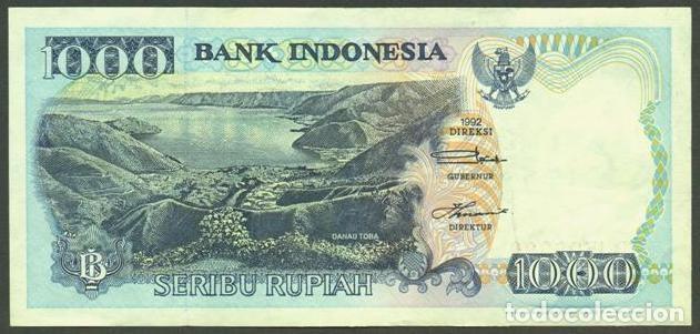 Billetes extranjeros: INDONESIA. 1000 rupiah 1992/1998