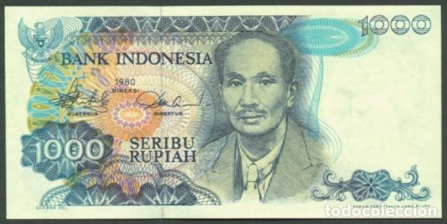 Billetes extranjeros: INDONESIA. 1000 rupiah 1980. Pick 119.