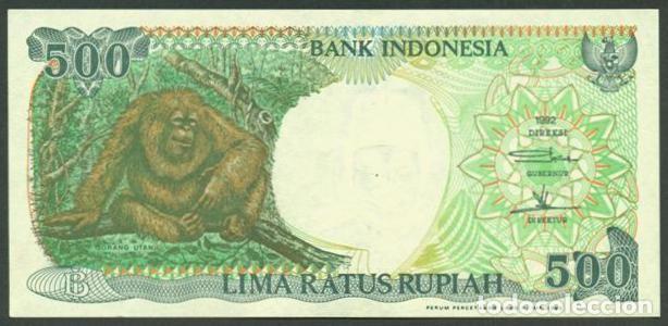 Billetes extranjeros: INDONESIA. 500 rupiah 1992/1993
