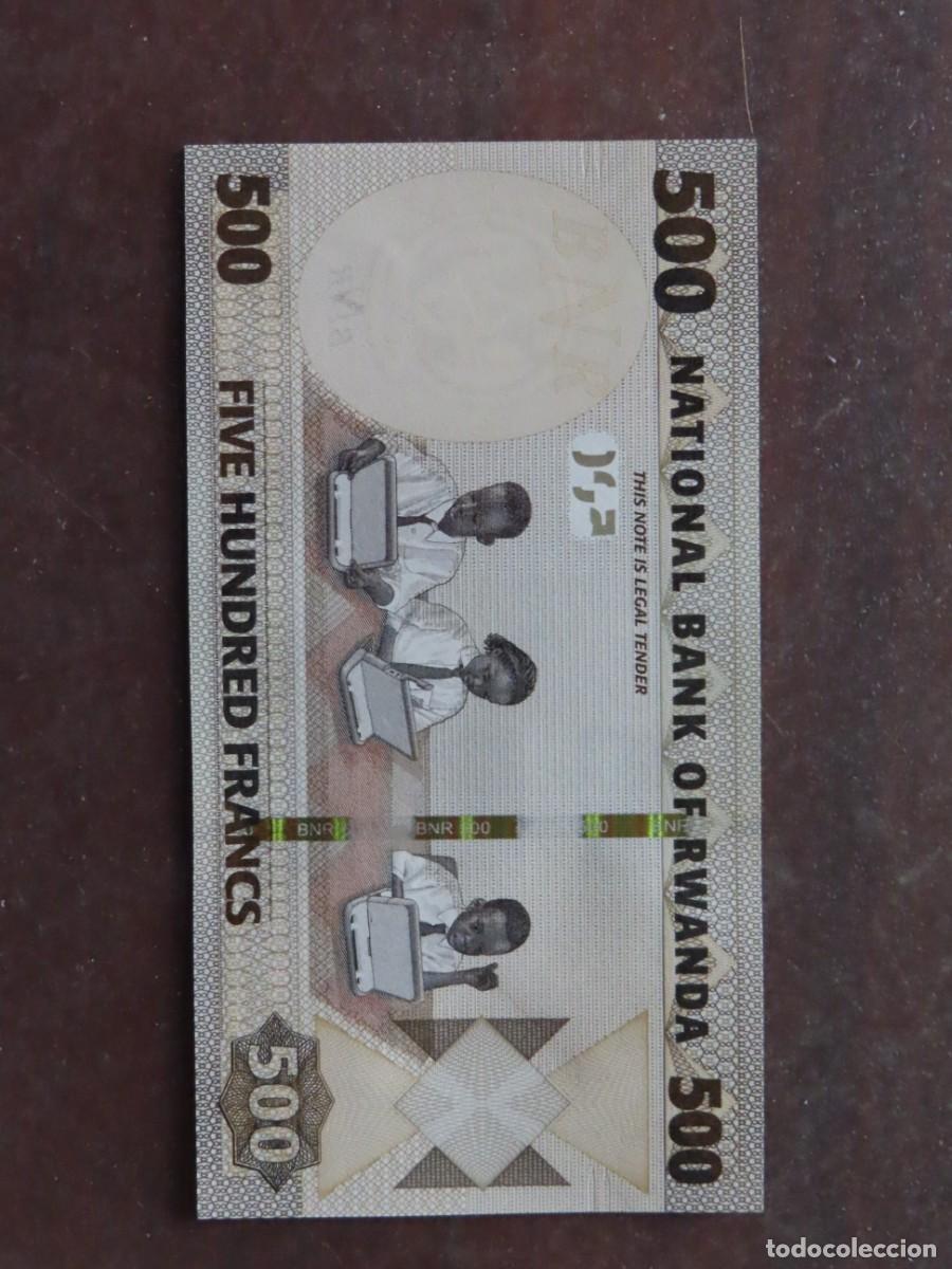 Billetes extranjeros: billetes RWANDA 500 francos/2019 2059