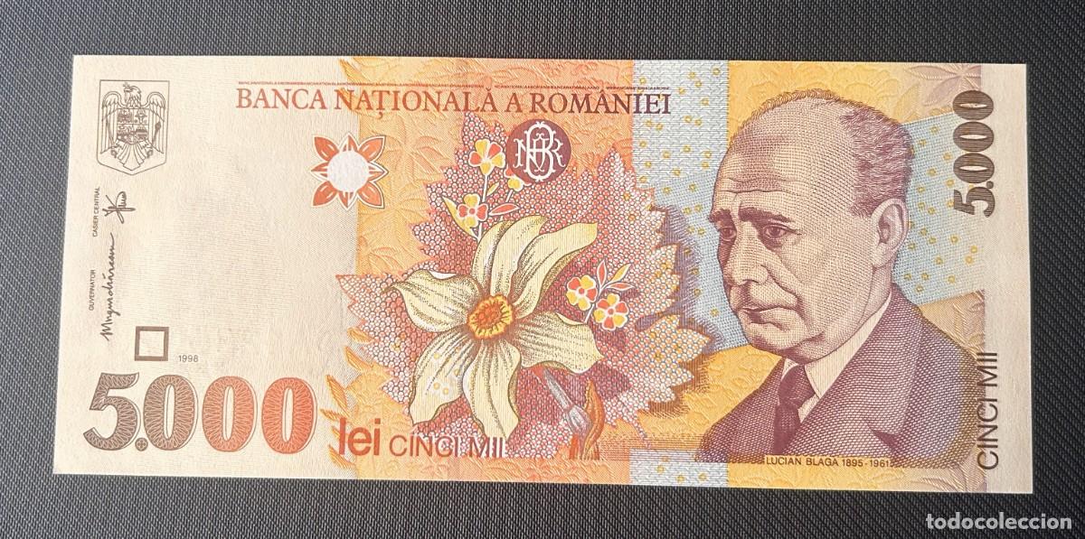 Billetes extranjeros: 5000 LEI 1998 RUMANIA. P# 107A. SC / UNC