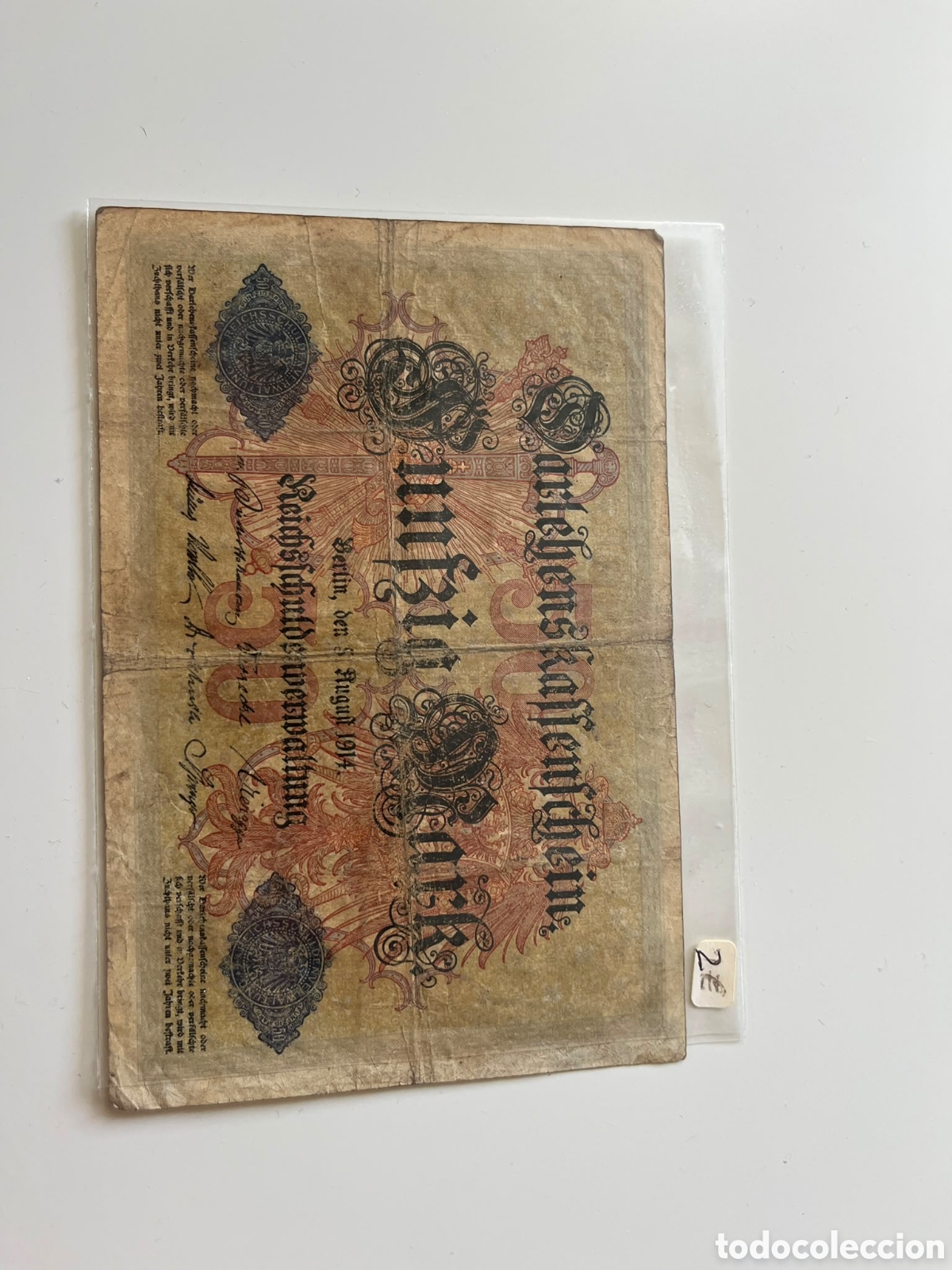 Billetes extranjeros: Billete Aleman de 3&deg; calidad