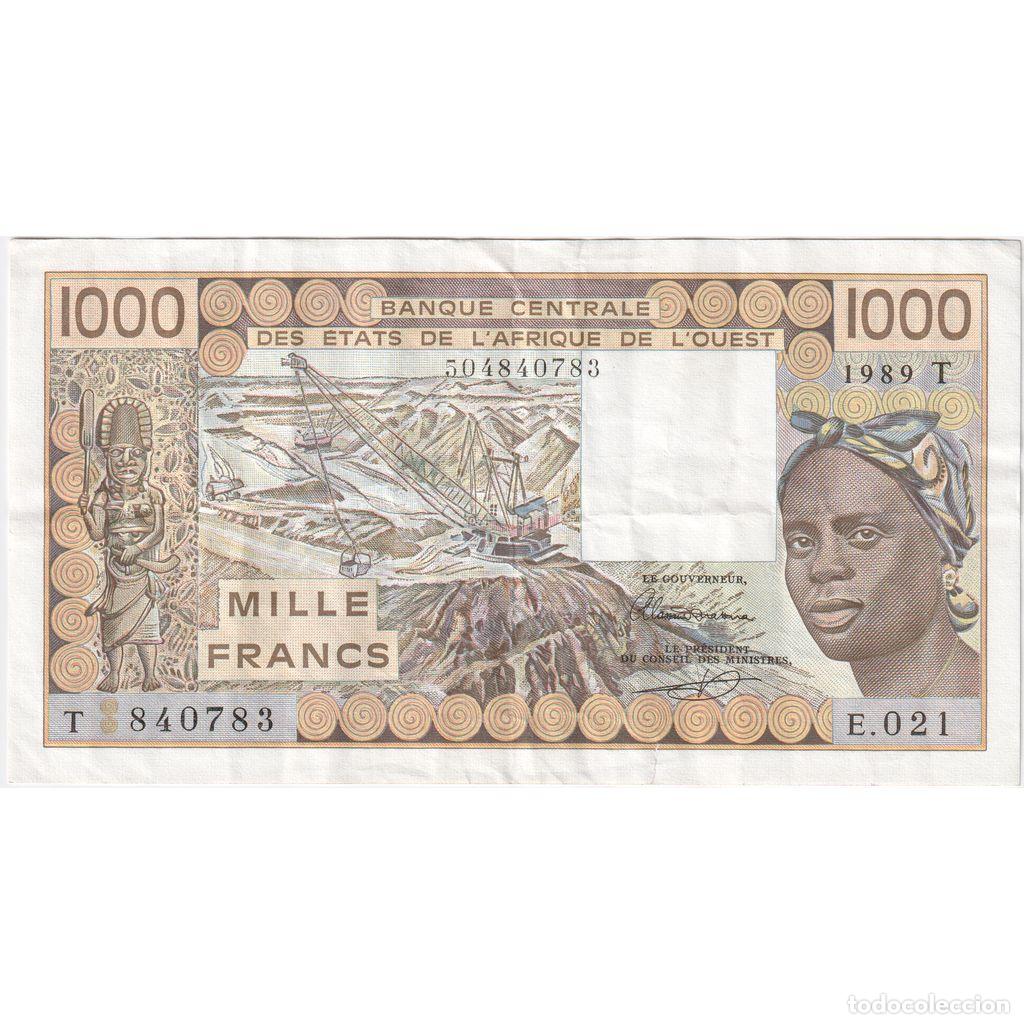 Billetes extranjeros: [#1185382] Estados del &Aacute;frica Occidental, 1000 Francs, BC+