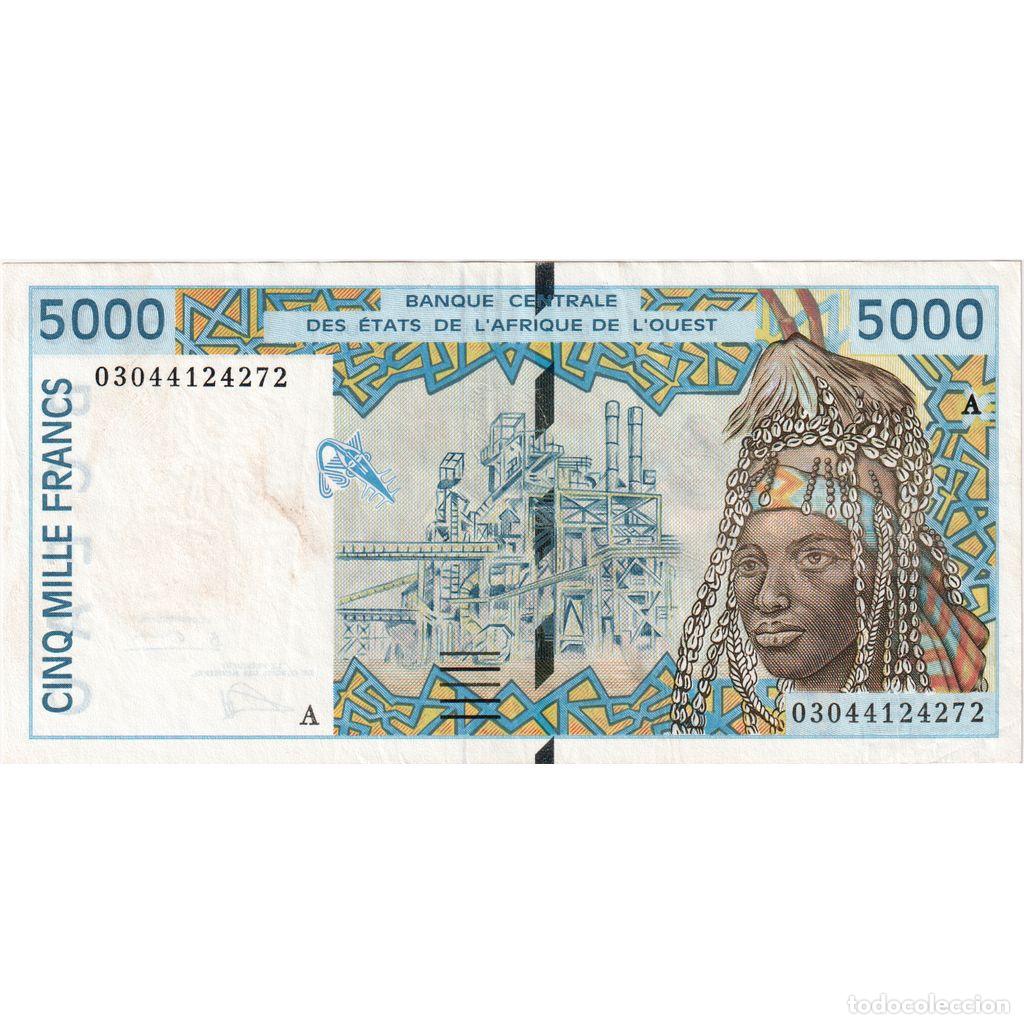 Billetes extranjeros: [#1185395] Estados del &Aacute;frica Occidental, 5000 Francs, MBC