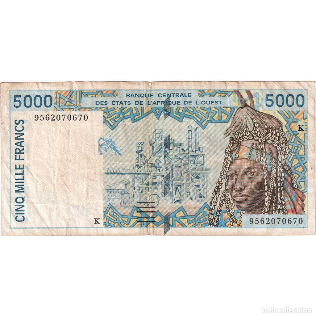 Billetes extranjeros: [#1185397] Estados del &Aacute;frica Occidental, 5000 Francs, BC