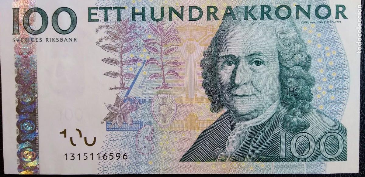 Billetes extranjeros: SUECIA* 1971 * 100 KRONOR MBC