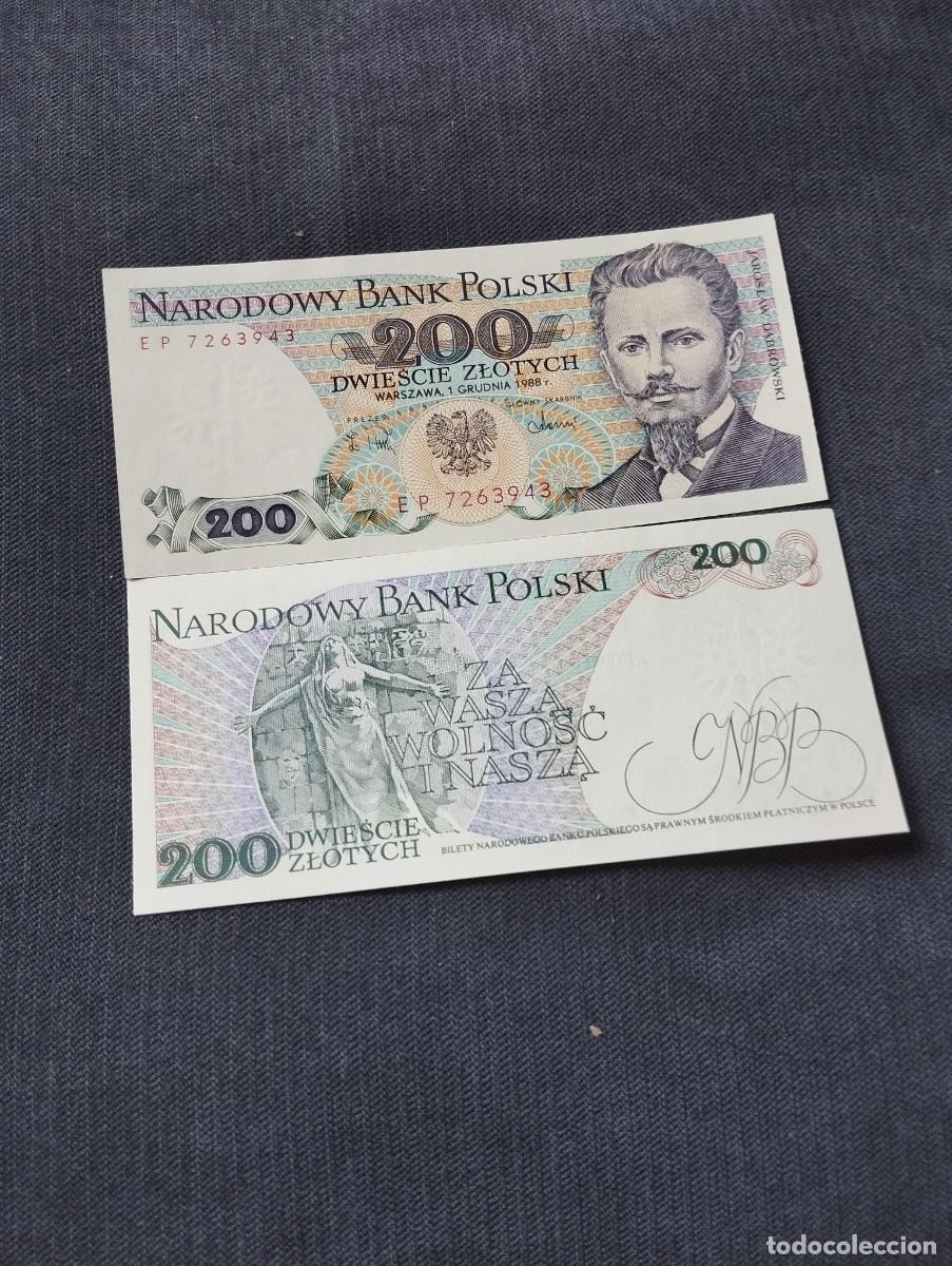Billetes extranjeros: BILLETE DE 200 ZLOTYCH SC DE POLONIA A&Ntilde;O 1988 - VER LAS FOTOS MIRAR TODOS MIS LOTES DE BILLETES