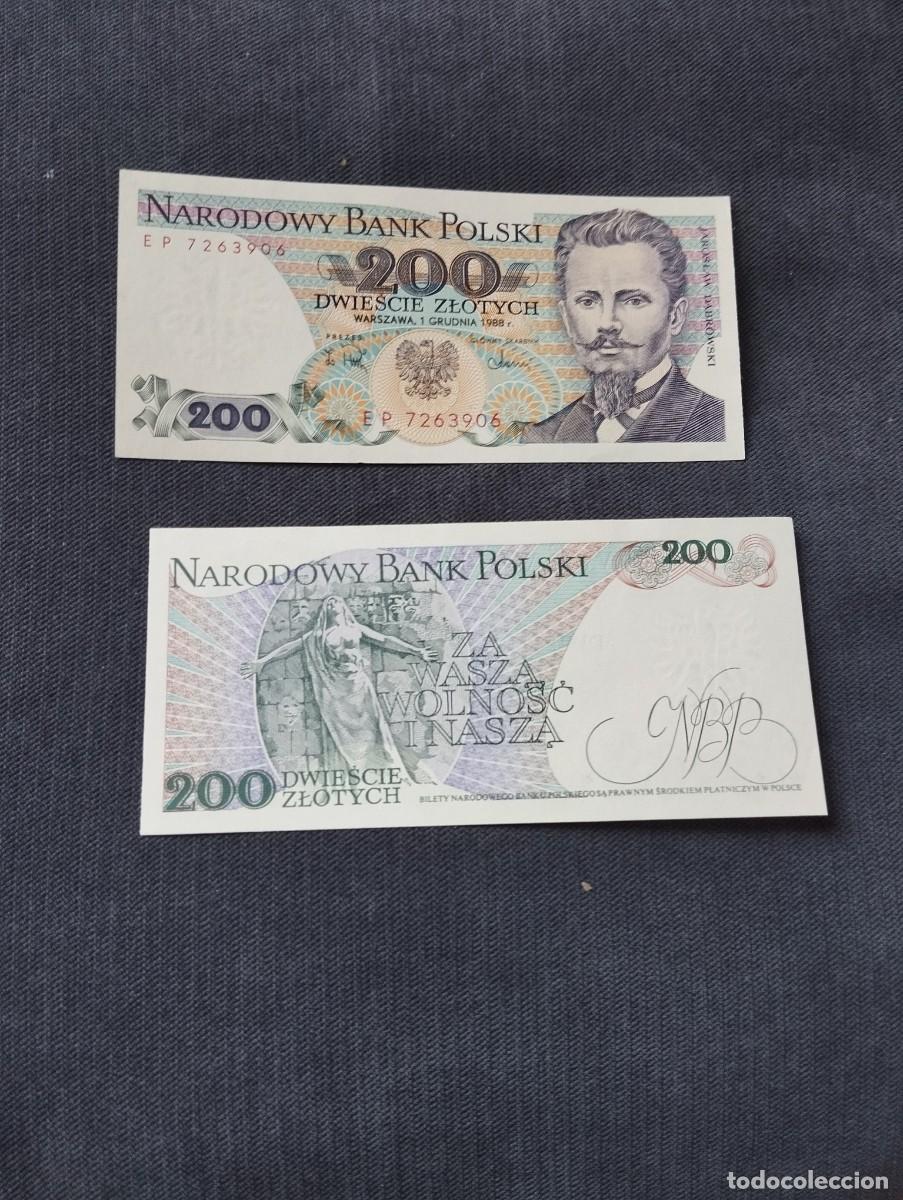 Billetes extranjeros: BILLETE DE 200 ZLOTYCH SC DE POLONIA A&Ntilde;O 1988 - VER LAS FOTOS MIRAR TODOS MIS LOTES DE BILLETES