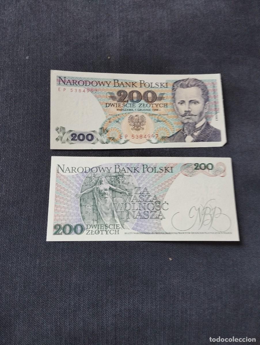 Billetes extranjeros: BILLETE DE 200 ZLOTYCH SC DE POLONIA A&Ntilde;O 1988 - VER LAS FOTOS MIRAR TODOS MIS LOTES DE BILLETES