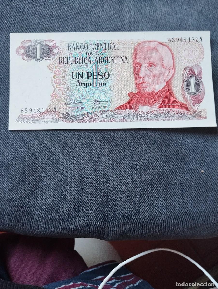 Billetes extranjeros: BILLETE DE 1 PESO SC DE ARGENTINA - VER LAS FOTOS MIRAR TODOS MIS LOTES DE BILLETES