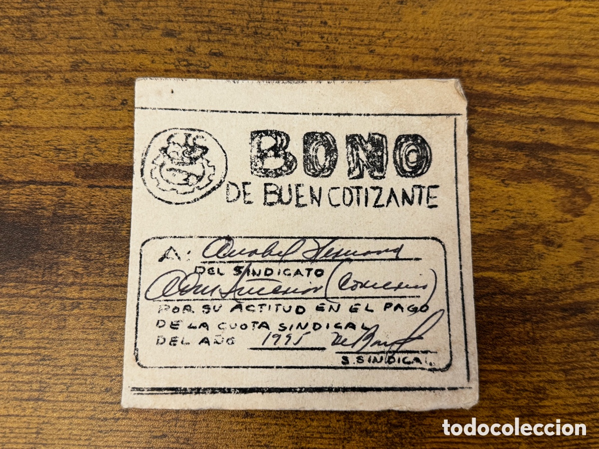 Billetes extranjeros: Bono del Buen Cotizante. Cuba socialista despues del 1961